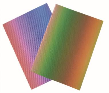 Rainbow Corrugated Paper